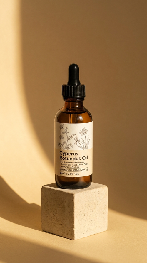 **LuxCapi™ Premium Cyperus Rotundus Body Oil Care With Almond Oil & Aloe Vera**