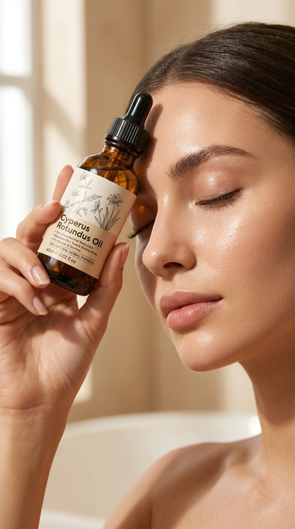 **LuxCapi™ Premium Cyperus Rotundus Body Oil Care With Almond Oil & Aloe Vera**